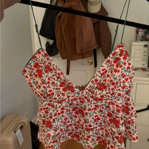 Floral crop top
